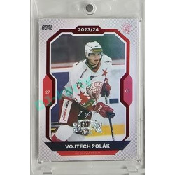 2023/24 Goal cards Chance Liga 2. série #341 Vojtěch Polák Red Expo 1of1
