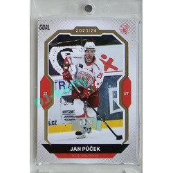 2023/24 Goal cards Chance Liga 2. série #340 Jan Půček Expo Silver 1of7