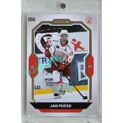 2023/24 Goal cards Chance Liga 2. série #340 Jan Půček Expo Silver 1of7