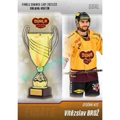2022/23 Goal Cards Chance Liga 1. série #J-16 Vítězslav Brož Finále 2022