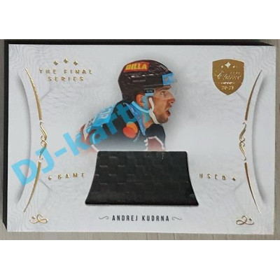 2021/22 OFS The Final Series Andrej Kudrna #STI-KUA Game Used Stick Gold PROMO
