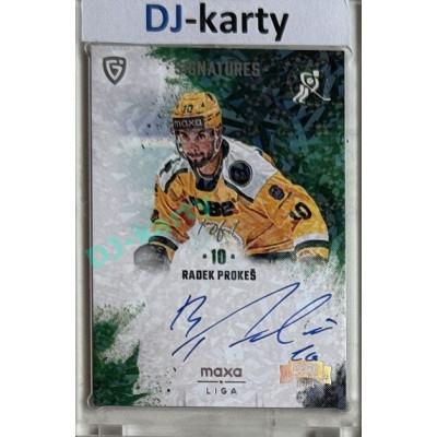 2024/25 Goal Cards Maxa liga 1. série #S-VS1 Radek Prokeš Signatures EXPO 1of1