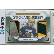 2024/25 Goal Cards Maxa liga 1. série #SJ-06 Pavel Klhůfek Stick & Jersey Expo Gold 1of3