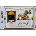 Game used material Gold 1of4