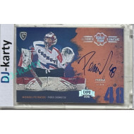 2024/25 Goal Cards Maxa liga 1. série #ASGT-06 Michael Petrásek Goalie Team Signature EXPO Silver 1of2