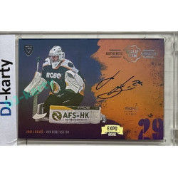 2024/25 Goal Cards Maxa liga 1. série #ASGT-26 Jan Lukáš Goalie Team Signature EXPO Silver 1of2