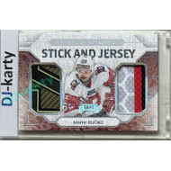 2024/25 Goal Cards Maxa liga 1. série #SJ-12 Martin Bučko Stick & Jersey Expo Perleť 1of4