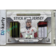 2024/25 Goal Cards Maxa liga 1. série #SJ-26 Marek Berka Stick & Jersey Expo Perleť 1of4