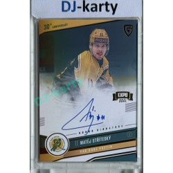 2024/25 Goal Cards Maxa liga 1. série #VS-04 Matěj Stříteský 30 let od finále Signature Gold 1of4