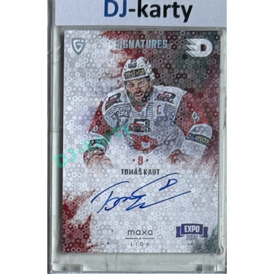 2024/25 Goal Cards Maxa liga 1. série #S-PA2 Tomáš Kaut Signatures Expo Silver 1of3