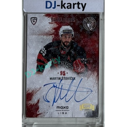 2024/25 Goal Cards Maxa liga 1. série #S-SL2 Martin Šťovíček Signatures Expo Silver 1of3