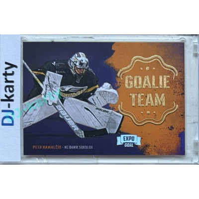 2024/25 Goal Cards Maxa liga 1. série #GT-21 Petr Hamalčík Goalie Team Expo Silver 1of5