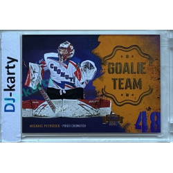 2024/25 Goal Cards Maxa liga 1. série #GT-06 Michael Petrásek Goalie Team Expo Gold 1of3