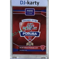 2024/25 Goal Cards Maxa liga 1. série #C-01 HC Poruba 2011 Club Logo Expo Silver 1of6