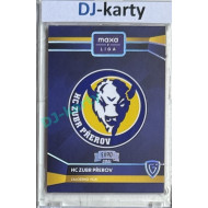 2024/25 Goal Cards Maxa liga 1. série #C-07 HC Zubr Přerov Club Logo Expo Silver 1of6