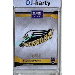 2024/25 Goal Cards Maxa liga 1. série #C-11 HC Baník Sokolov Club Logo Expo Silver 1of6