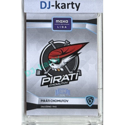 2024/25 Goal Cards Maxa liga 1. série #C-14 Piráti Chomutov Club Logo Expo Silver 1of6