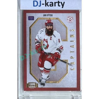 2024/25 Goal Cards Maxa liga 1. série #C-13 Jan Výtisk Captains Expo Gold 1of3