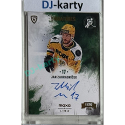 2024/25 Goal Cards Maxa liga 1. série #S-VS3 Jan Zahradníček Signatures Expo Gold 1of4