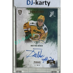 2024/25 Goal Cards Maxa liga 1. série #S-VS5 Matyáš Dědek Signatures Expo Gold 1of4