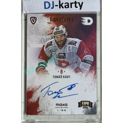 2024/25 Goal Cards Maxa liga 1. série #S-PA2 Tomáš Kaut Signatures Expo Gold 1of4