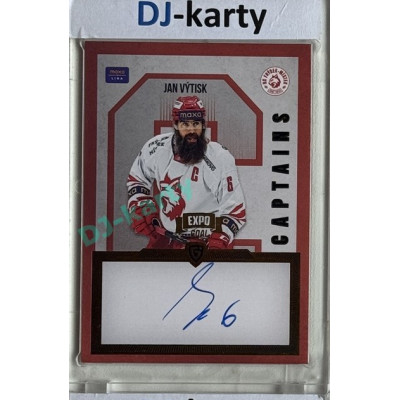 2024/25 Goal Cards Maxa liga 1. série #C-13 Jan Výtisk Captains Signature Expo Gold 1of3