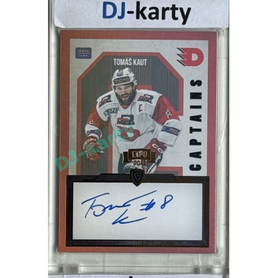 2024/25 Goal Cards Maxa liga 1. série #C-10 Tomáš Kaut Captains Signature Expo Gold 1of3