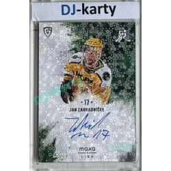 2024/25 Goal Cards Maxa liga 1. série #S-VS3 Jan Zahradníček Signatures Expo Silver 1of3