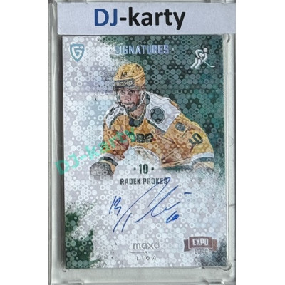 2024/25 Goal Cards Maxa liga 1. série #S-VS1 Radek Prokeš Signatures Expo Silver 1of3