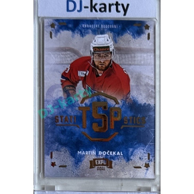 2024/25 Goal Cards Maxa liga 1. série #TOP-01 Martin Dočekal Statistic Expo Gold 1of3