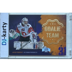 2024/25 Goal Cards Maxa liga 1. série #GT-12 Jakub Vondraš Goalie Team Expo Silver 1of5