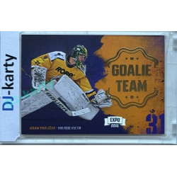 2024/25 Goal Cards Maxa liga 1. série #GT-27 Adam Pavlíček Goalie Team Expo Silver 1of5