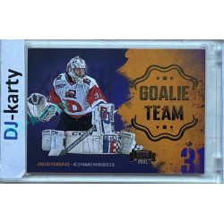 2024/25 Goal Cards Maxa liga 1. série #GT-12 Jakub Vondraš Goalie Team Expo Gold 1of3