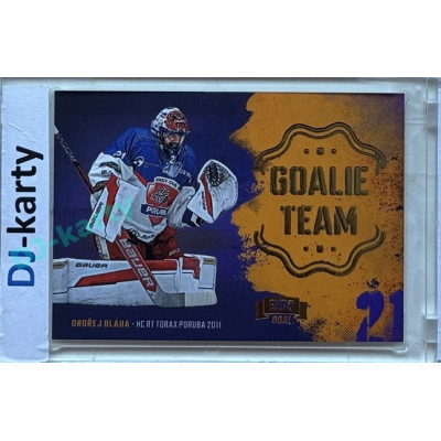 2024/25 Goal Cards Maxa liga 1. série #GT-13 Ondřej Bláha Goalie Team Expo Gold 1of3