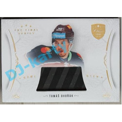 2021/22 OFS The Final Series Tomáš Dvořák #STI-DVT Game Used Stick Gold PROMO