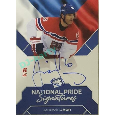 2021/22 MK reprezentace #NPS-JJ Jaromír Jágr National Pride Signatures 5/35