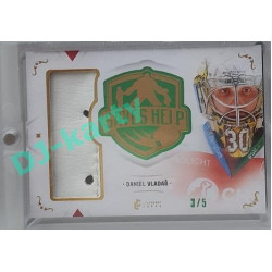 2021/22 Legendary Cards SAVES HELP MEMORABILIA SERIES #SHM-36 Daniel Vladař Memorabilia Emerald 3/5