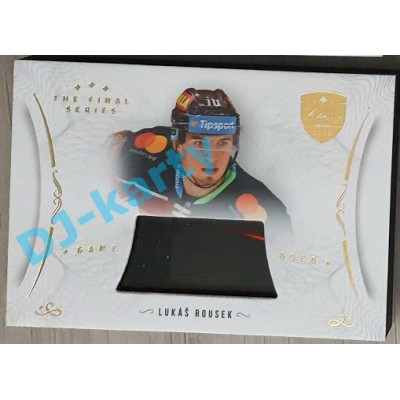 2021/22 OFS The Final Series Lukáš Rousek #STI-ROL Game Used Stick Gold PROMO