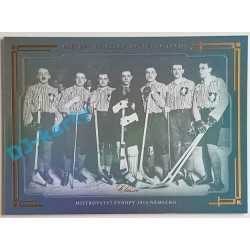 2021/22 OFS The Final Series Mistrovství Evropy 1914 Německo #HCNT-04 11/15 History of Czech National Teams Cooper