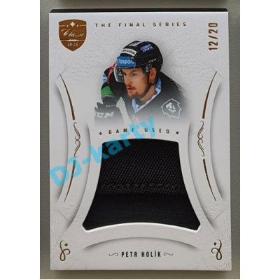 2021/22 OFS The Final Series Petr Holík #MEM-PK 12/20 Game Used Gold