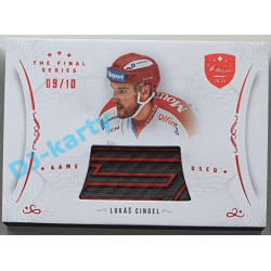 2021/22 OFS The Final Series Lukáš Cingel #STI-CIL 09/10 Game Used Stick Red