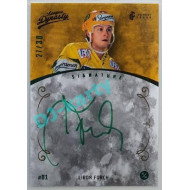 2021 Legendary Cards League Dynasty Vsetín Libor Forch #43 27/30 Signature