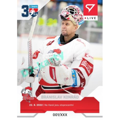 2022/23 Sportzoo ELH LIVE #L-009 Branislav Konrád xx/34