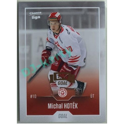 2022/23 Goal Cards Chance Liga 1. série #136 Michal Hotěk Expo Pardubice