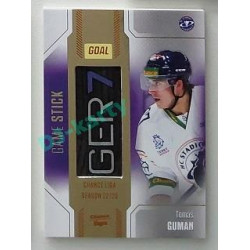 2022/23 Goal Cards Chance #S-11 Tomáš Guman Game Used Stick Expo 1/1