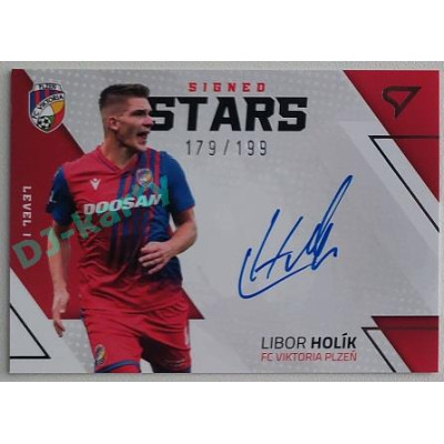 2022/23 Sportzoo Fortuna Liga 2. série #SL1-HO Libor Holík Signed Stars Level 1 xx/199