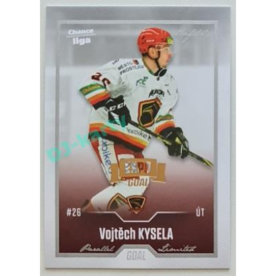 2022/23 Goal Cards Chance Liga 2. série #256 Vojtěch Kysela Expo Silver 1 of 3