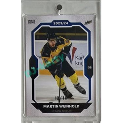 2023/24 Goal cards Chance Liga 2. série #360 Martin Weinhold Blue 10/10