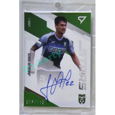 2023/24 Sportzoo Fortuna Liga 1. série #SL1-JS Jaroslav Svozil Signed Stars Level 1 xxx/110