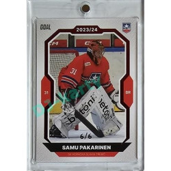 2023/24 Goal cards Chance Liga 1. série #030 Samu Pakarinen Red 6/6